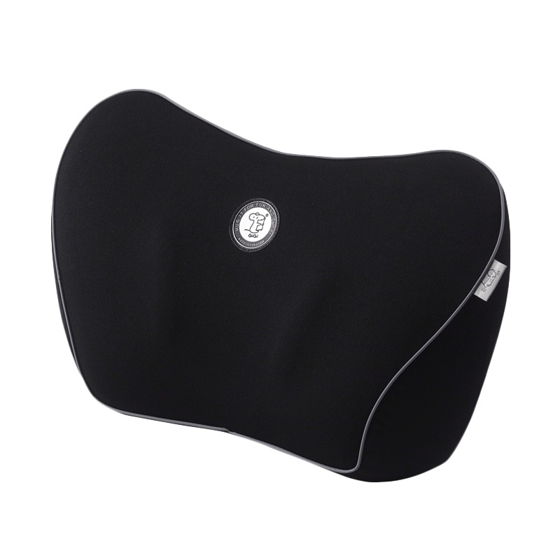 吉吉(GiGi)汽车腰靠 腰垫 腰枕 G-1109太空记忆棉车用办公用靠垫 腰靠枕黑色