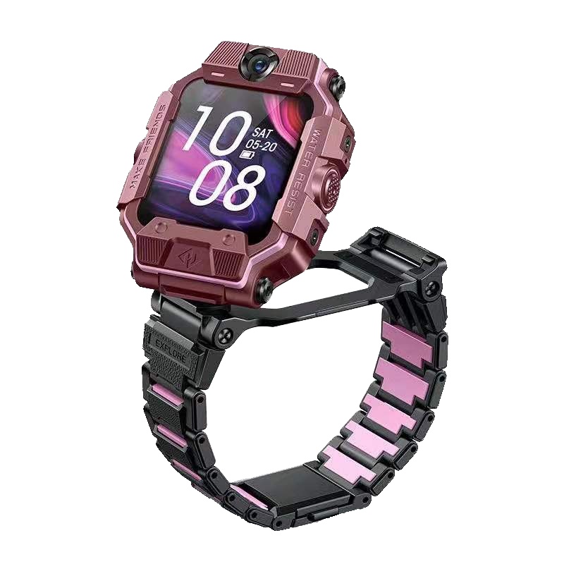 小天才电话手表Z6巅峰版 米亚罗红