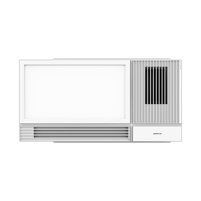 奥普浴霸E162升级款双栅出风速热四合一集成吊顶多功能风暖浴霸 带覆膜开关 LED大灯照明 超薄箱体