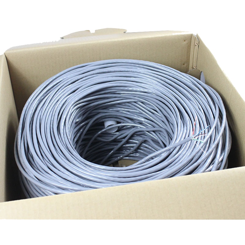 超六类网线 双屏蔽千兆网线家用高速无氧铜电脑监控网络线