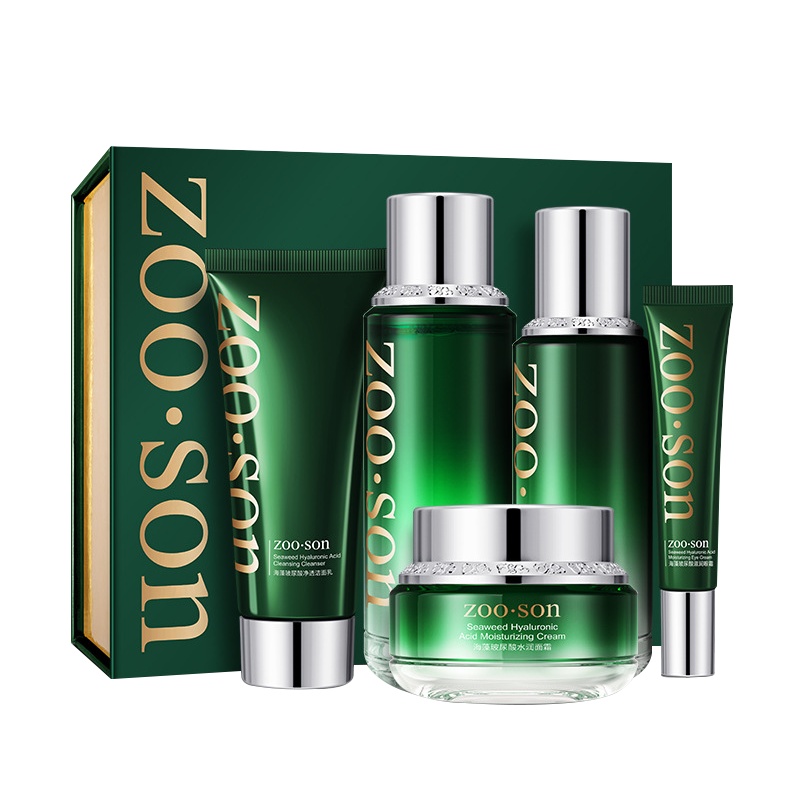 ZOO·SON左香 海藻玻尿酸 护肤品五件套盒 滋养补水 保湿美容护肤套装