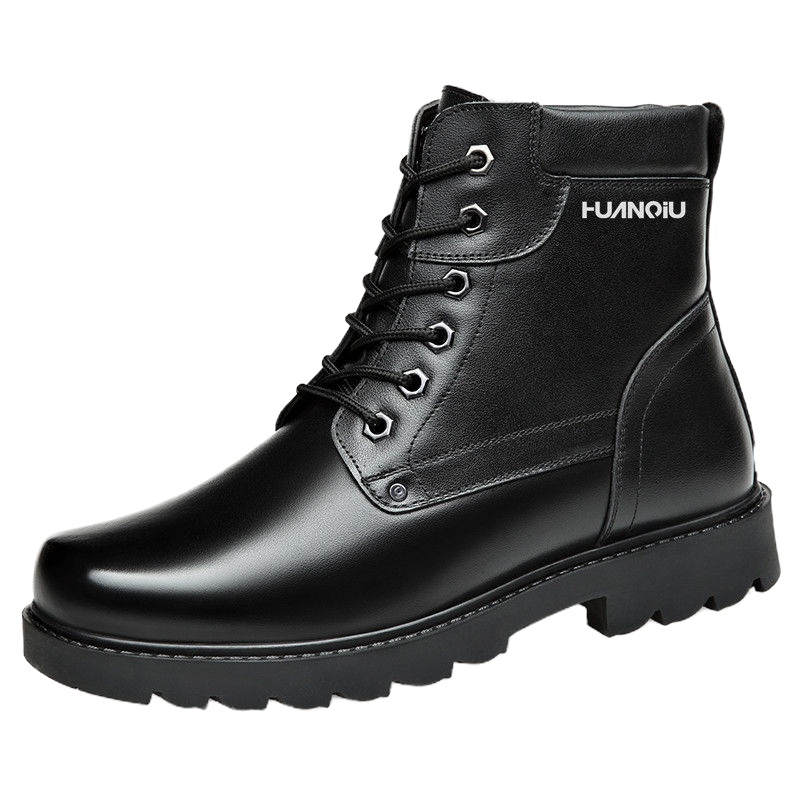 环球真皮靴子登山靴