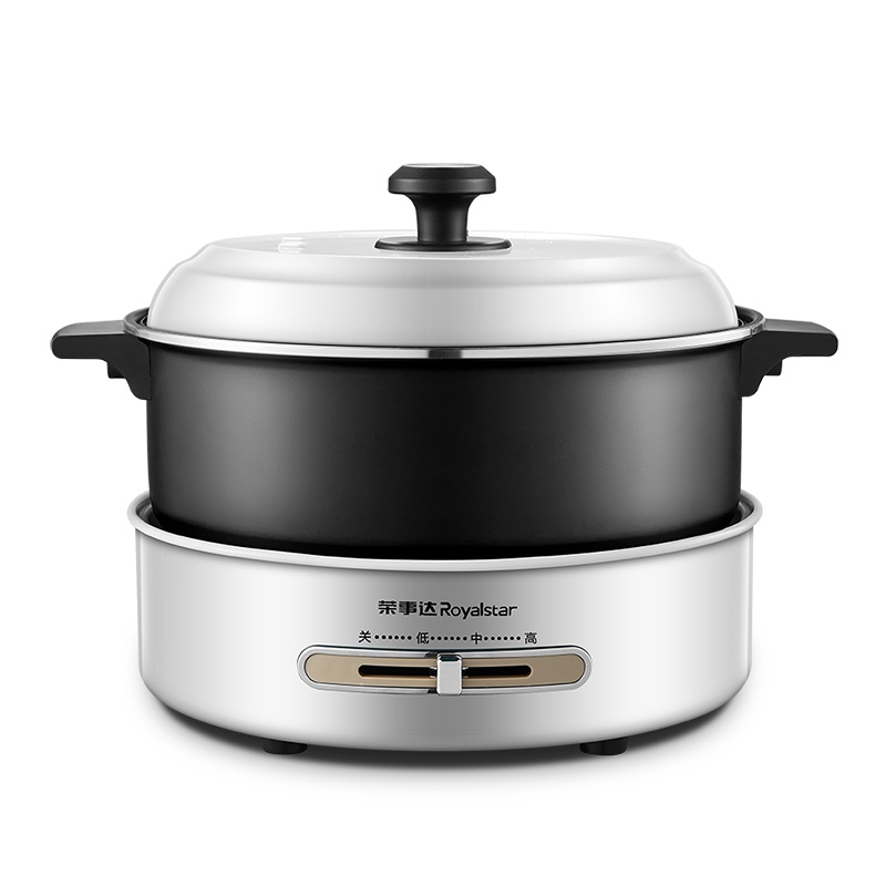 荣事达(Royalstar)电火锅RHG-50FG 国潮火锅多功能电煮锅家用多用途5L大容量煎烤电炒锅分体不粘锅