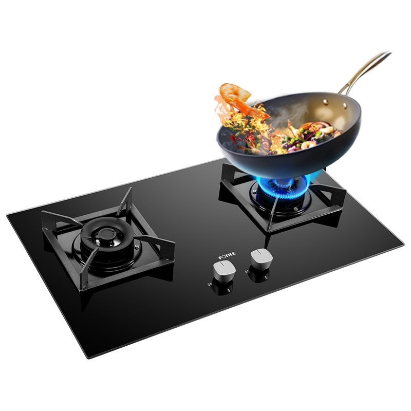 方太(FOTILE) JZT-HT9BE 4.2kW大火力一级能效钢化玻璃嵌入式燃气灶具 天然气/液化气