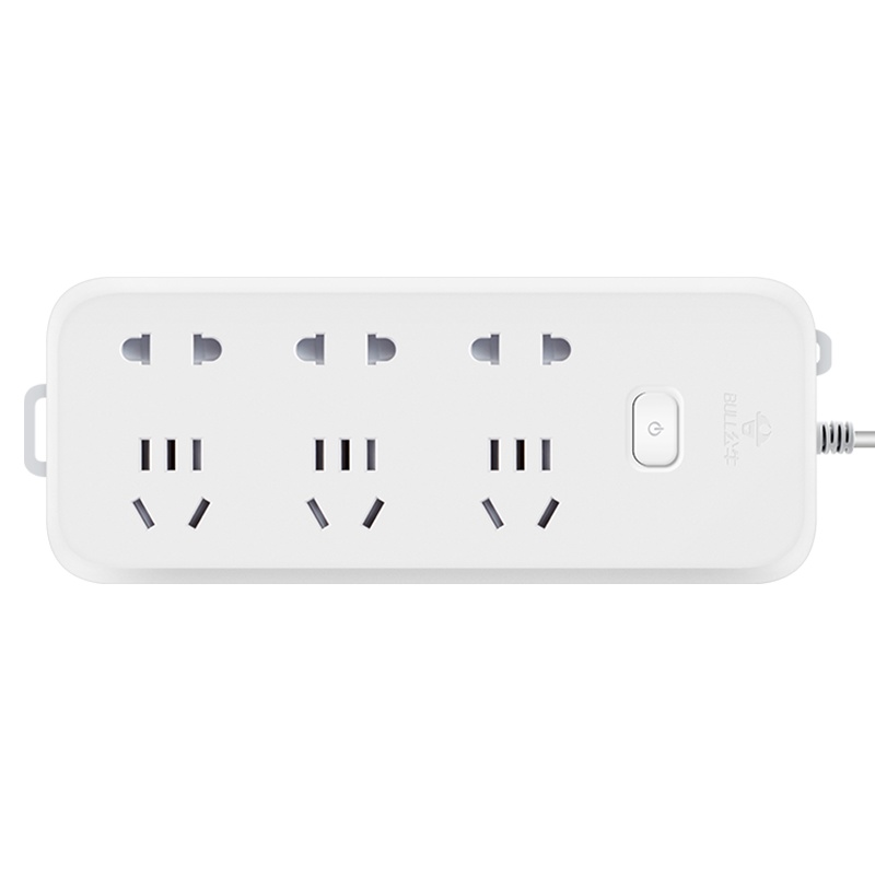 公牛(BULL)插座 GN-B5330 新国标6插位总控开关全长3米 带保护门电源插座/接线板/拖线板