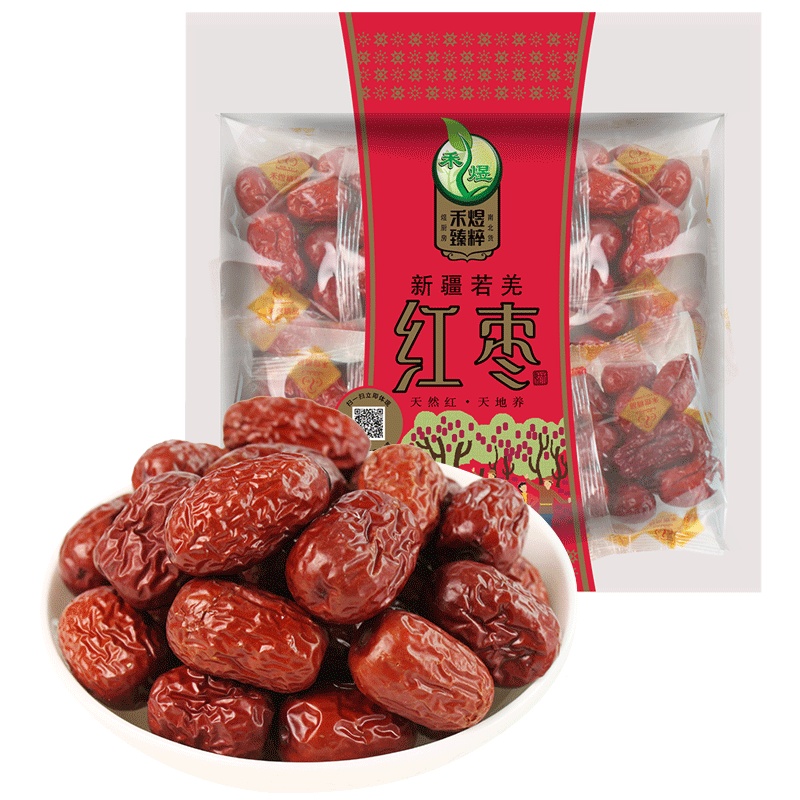 禾煜若羌红枣600g