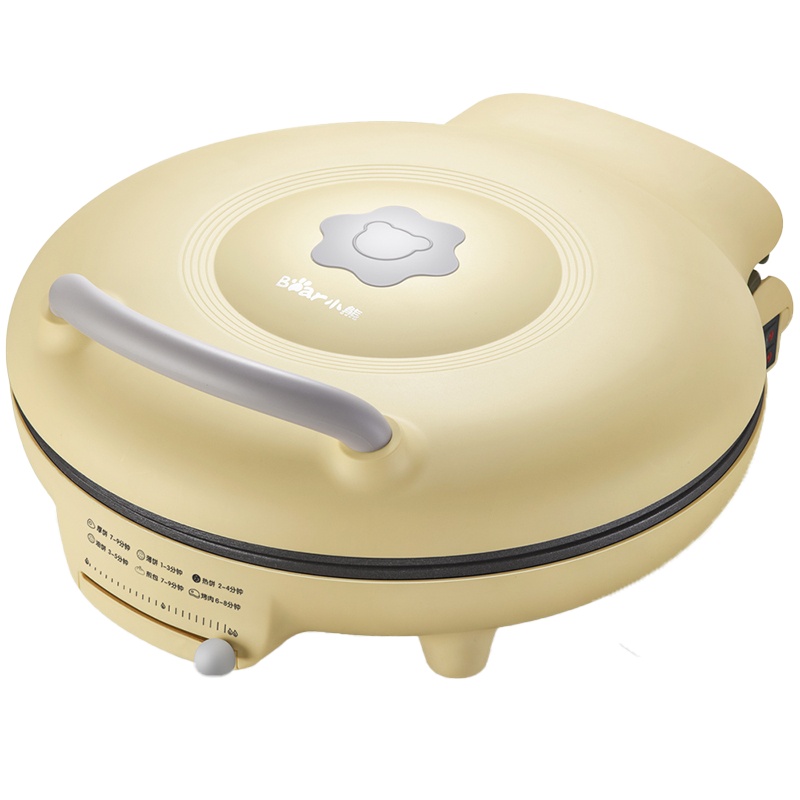 小熊(Bear)电饼铛煎饼锅薄饼机家用双面加热加深加大可调温平底煎锅不粘锅早餐机 DBC-C15E3 双面加热