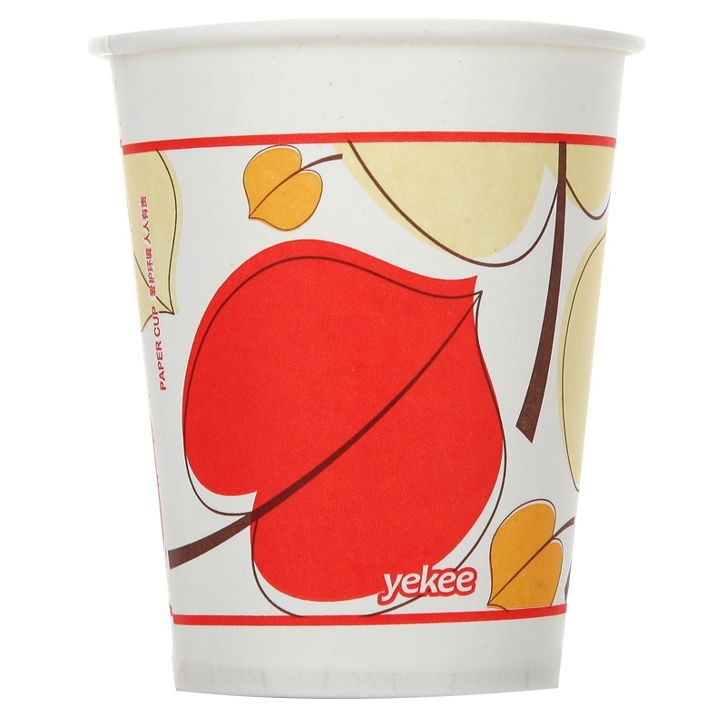 宜洁(yekee)一次性纸杯家用加厚杯子商务茶水杯250ML 80只/袋*20袋1600只箱装 Y-9926