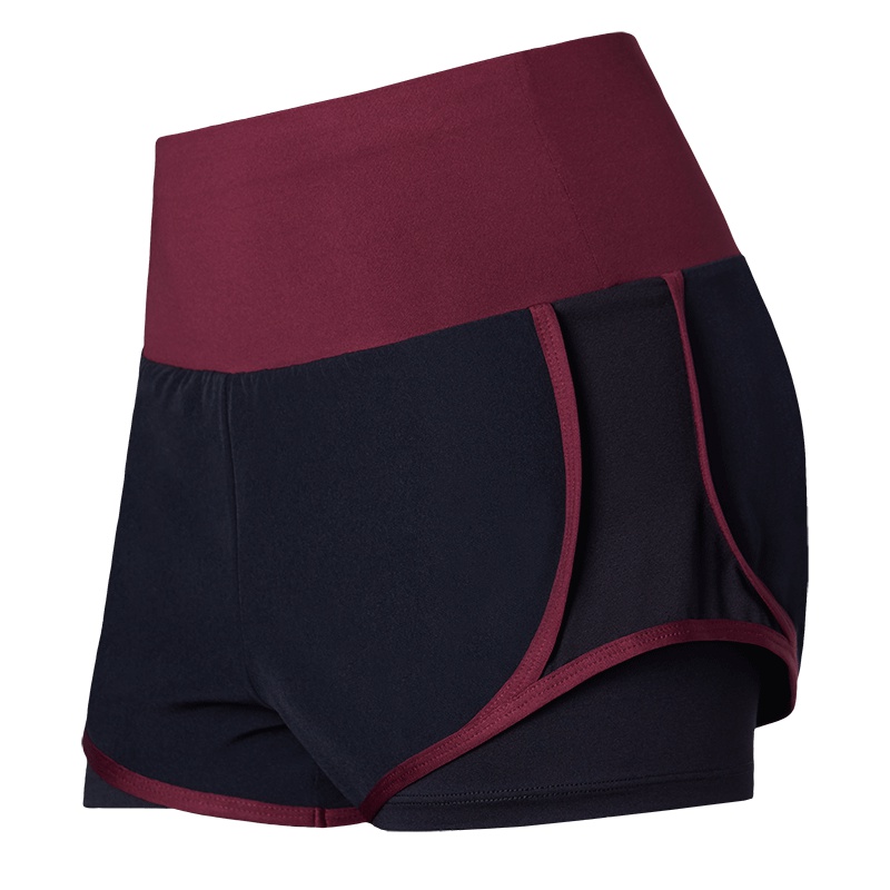 范斯蒂克防走光运动短裤女夏季薄款宽松休闲瑜伽裤跑步速干热裤健身短裤