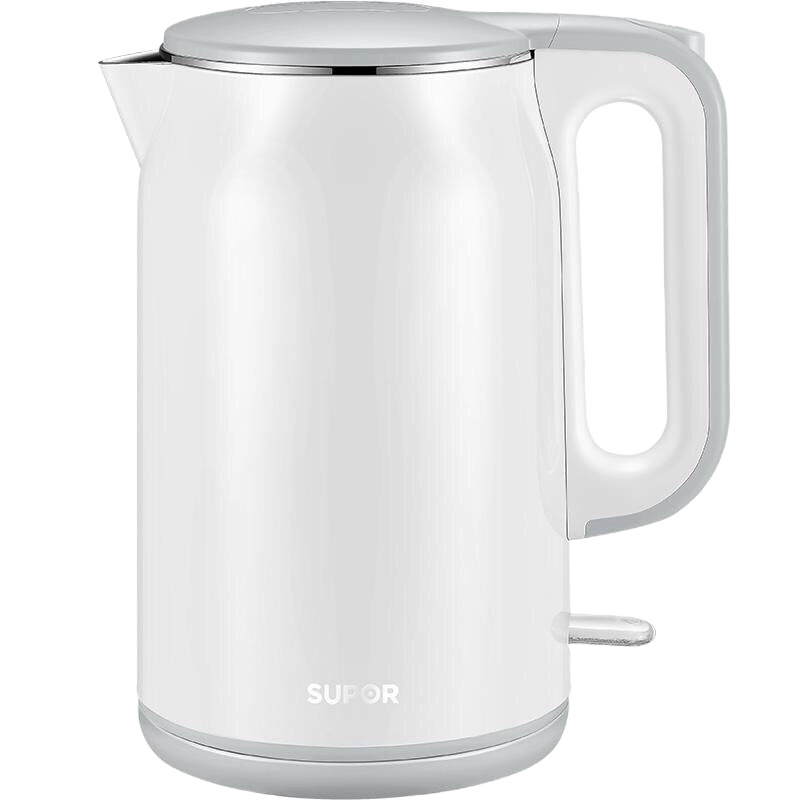 1.7L电水壶一体无缝内胆电热水壶17D818大容量304不锈钢