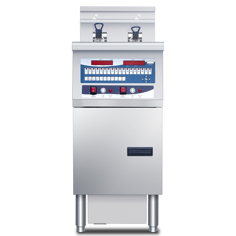 德玛仕(DEMASHI) 电炸炉商用 小吃油炸锅油炸机 油条机 薯条机 电炸锅 油炸炉 炸串机 重型立式NTP18EF