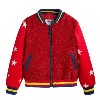 伊佳林女童时尚新潮系列夹克衫儿童酷炫棒球服