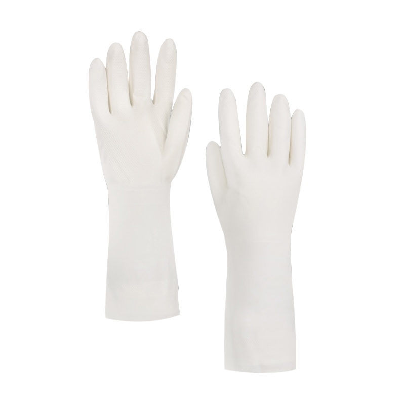 清清美家用乳胶手套(乳白)29cm
