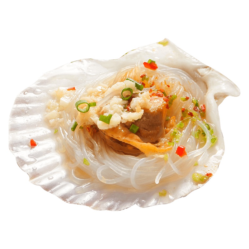 獐子岛 蒜蓉粉丝扇贝200g 6只 虾夷扇贝 MSC认证 海鲜水产