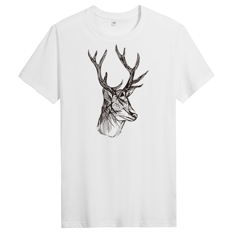 纯棉短袖t恤男士春夏季休闲青年时尚修身圆领上衣 DT11260