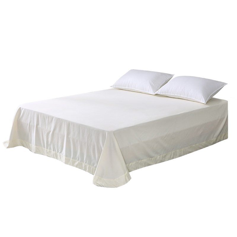 苏宁极物 60支贡缎贝贝绒全棉磨毛床单 单件双人床套