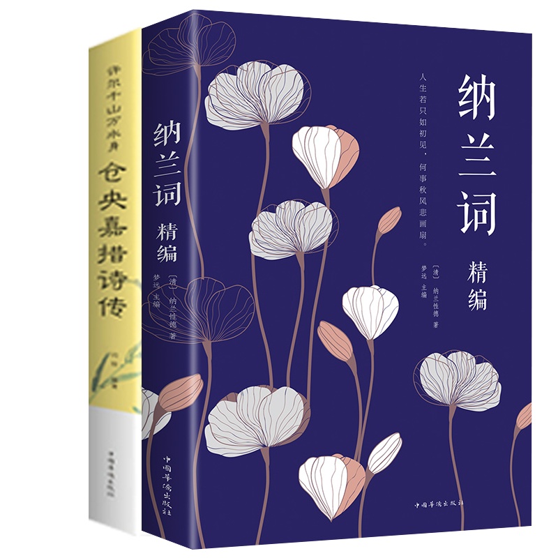 全2册 仓央嘉措诗集全集+纳兰词正版 纳兰容若纳兰性德诗词选集 中国古代古诗词选集 情诗全译本全解诗歌选诗传古典诗词文学