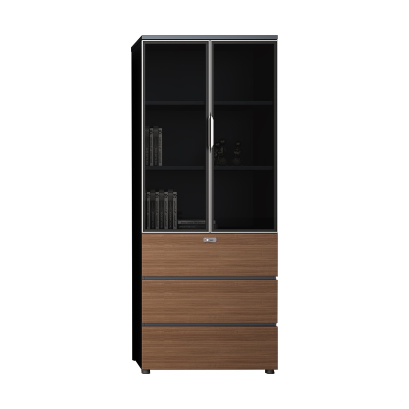 科朔 文件柜 两门资料柜 木质办公文件柜 书柜办公柜KS-08F0811