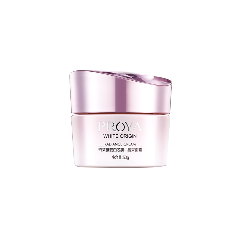 珀莱雅靓白芯肌晶采面霜 50g补水提亮滋润保湿霜