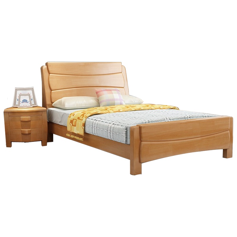 匡大 床 框架结构实木床 接待床员工宿舍床1米单人床