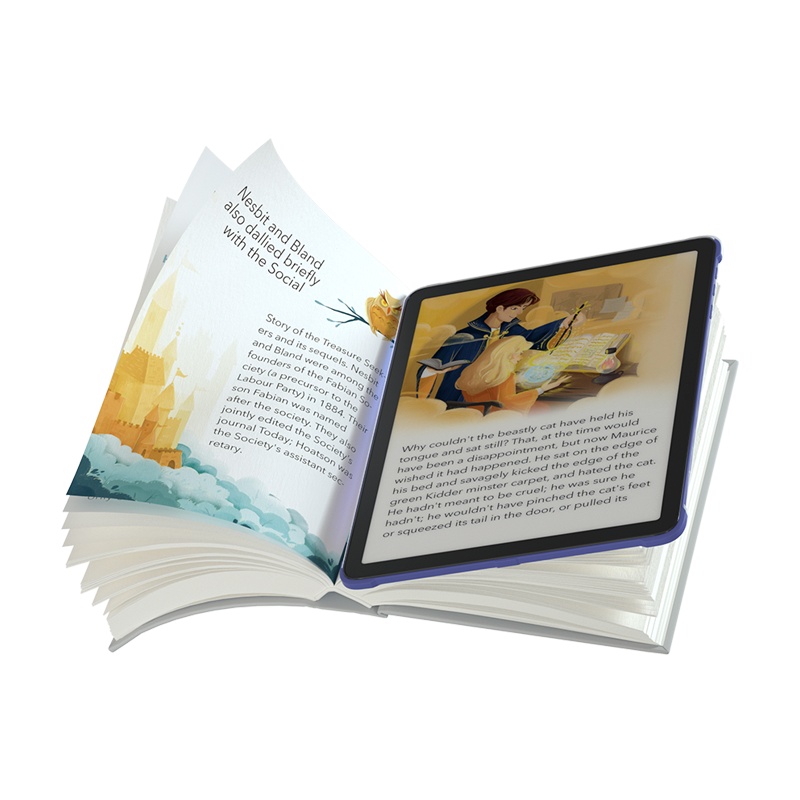 小天才护眼平板T1 雪青 11英寸大屏学生专用新款平板电脑pad学习娱乐教育通用平板wifi 苏宁自营