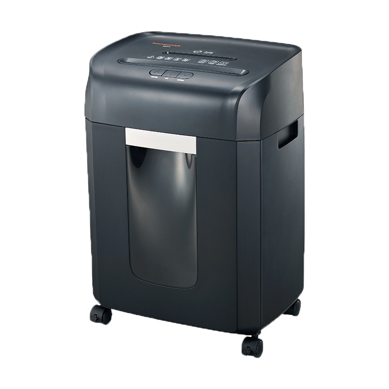 盆景 6129 碎纸机 巡航者系列碎纸机 连续碎颗粒状静音碎纸机 (大容量 可碎纸/卡/光盘)5级 16L 黑色)