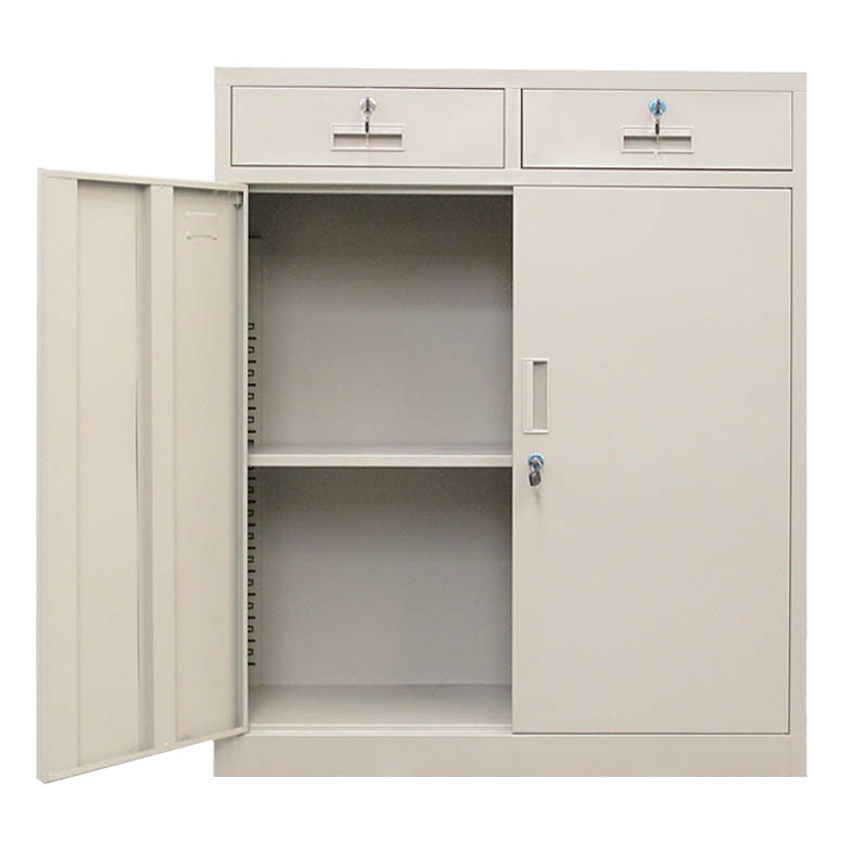 江莱文件柜铁皮柜钢制办公柜储物柜档案柜资料柜二斗矮柜