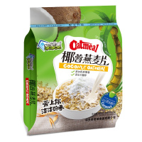 家家麦 椰蓉燕麦片420g/袋果粒水果麦片即食学生早餐代餐谷物冲饮12小包