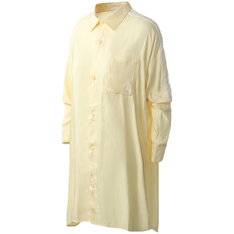 adidas阿迪达斯三叶草女装运动服休闲长袖衬衫FM2636