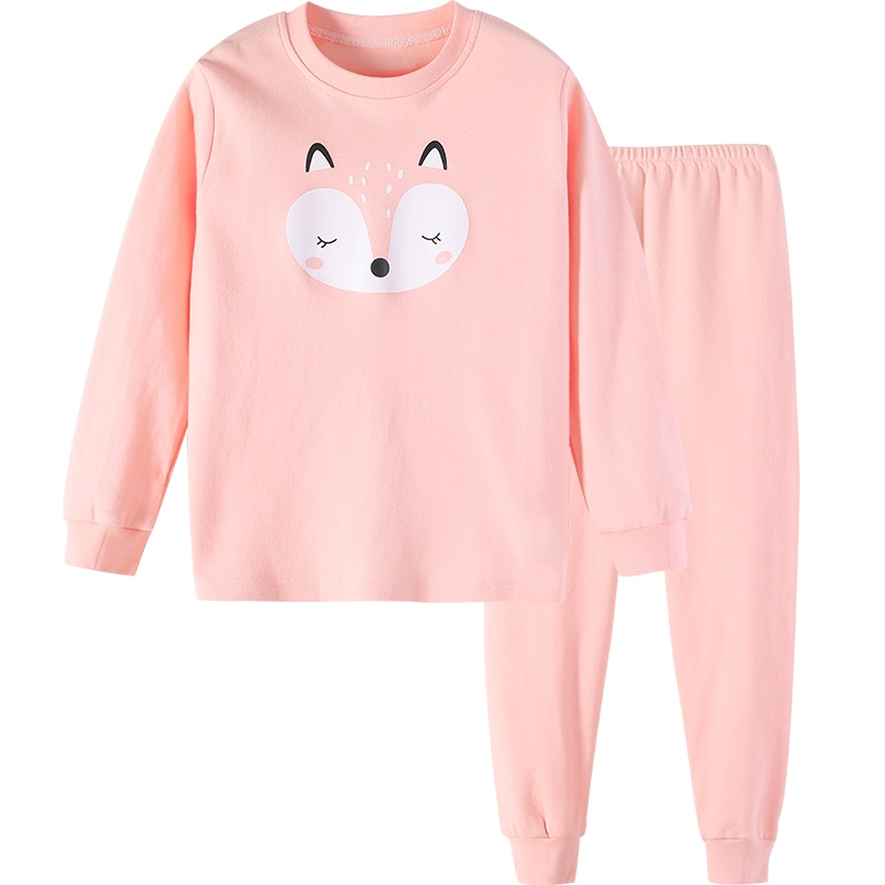 猫人中大童棉毛内衣套装纯棉秋衣秋裤家居服儿童小学生秋季打底