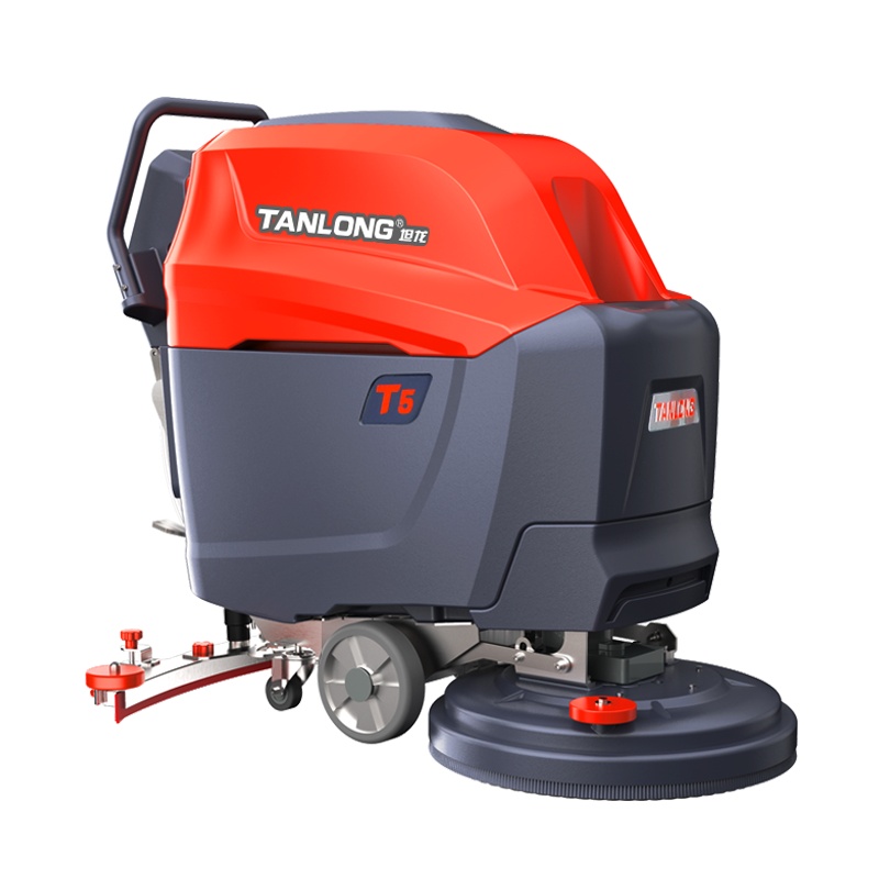 坦龙手推式洗地机工厂车间物业拖地机医院超市用全自动地面清洗机商场超市洗地机拖地机增税洗地拖地洗地机医院工厂车间洗地机