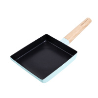 三禾Beautyouth小清新系列不粘锅玉子烧煎锅平底锅青鸟蓝