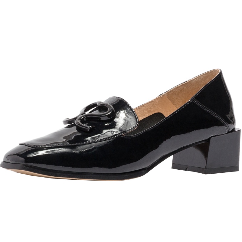 St&Sat/星期六方头中跟深口单鞋女SS01111081