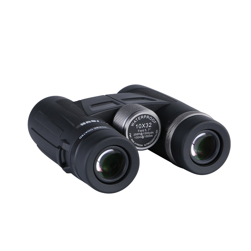 自由虎(Ziyouhu)新款10x42绿膜带金属手轮双筒望远镜旅游观光镜户外运动用品