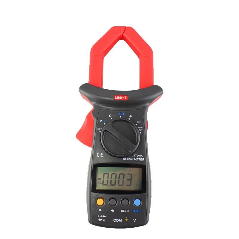 优利德(UNI-T) 1000A数字交流钳型表 钳型万用表 UT205 1个