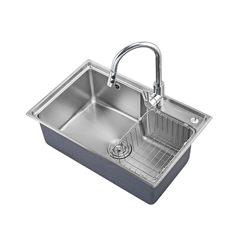 ARROW箭牌卫浴厨用不锈钢一体拉丝洗碗槽双槽水槽