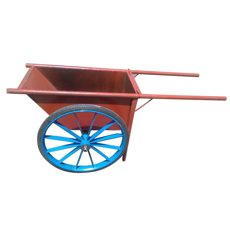 [规格:充气轮 长80 宽40 深33cm]手推车工地用小推车工具车拖车平板车灰斗车工地农用劳动车