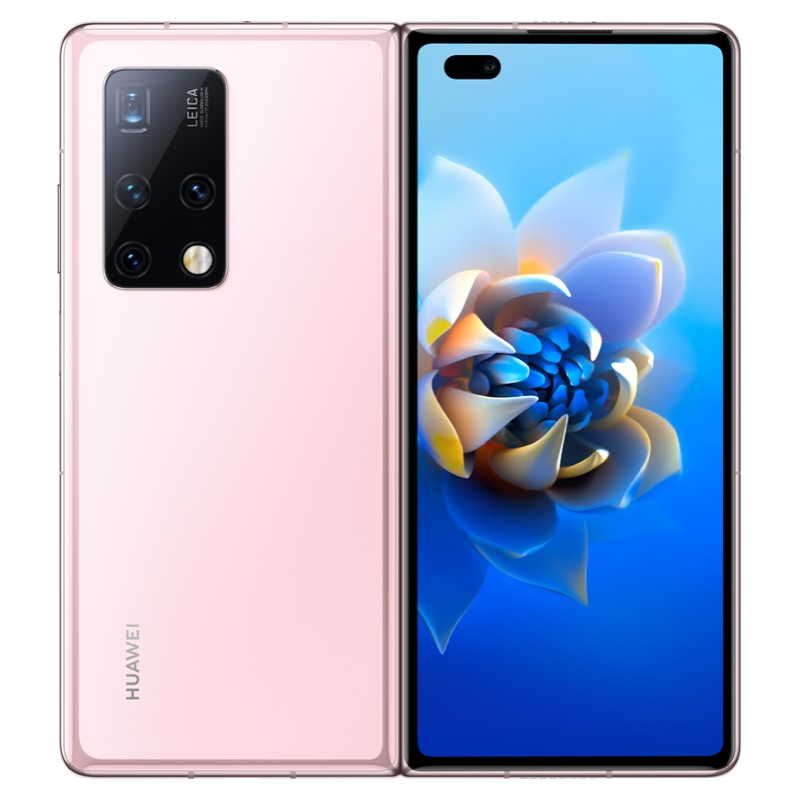 华为/HUAWEI Mate X2 5G 512GB 冰晶粉 麒麟9000旗舰芯片 无缝鹰翼折叠 移动联通电信5G全网通手机(无充电器及数据线)
