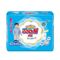 大王维E拉拉裤双加大码XXL28片(13-25kg) 婴儿尿不湿 学步裤爬行裤 柔软亲肤 持久干爽