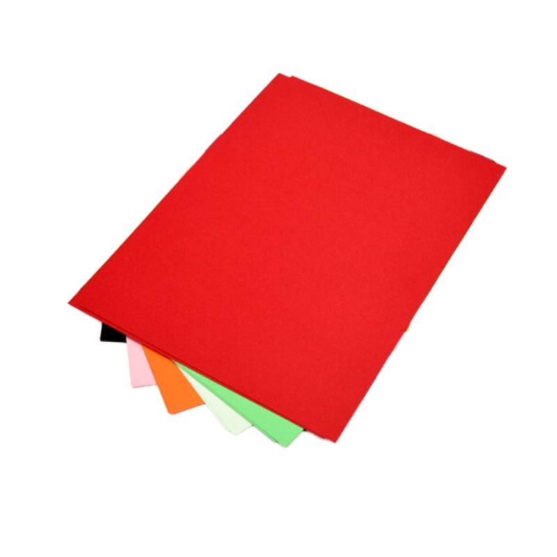 元浩 彩色硬卡纸 8K色卡纸 8开大张画画 手工卡纸 20色装