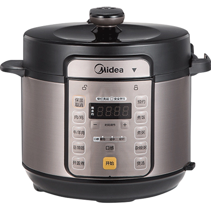 美的(Midea)电压力锅 MY-YL50Simple103 5L家用3-6人 多功能智能高压锅 预约功能压力锅