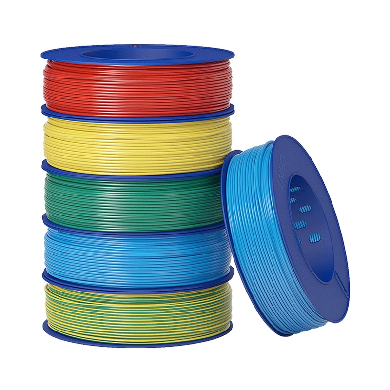 正泰家用电线电缆阻燃软线ZR-BVR1.5/2.5/4/6平方多芯多股国标家装铜芯软线家装空调热水器大功率用线100米