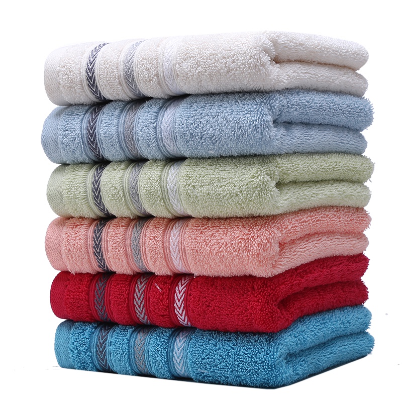 金号毛巾纯棉舒适 纯棉素色提缎毛巾柔软吸水洗脸洁面毛巾