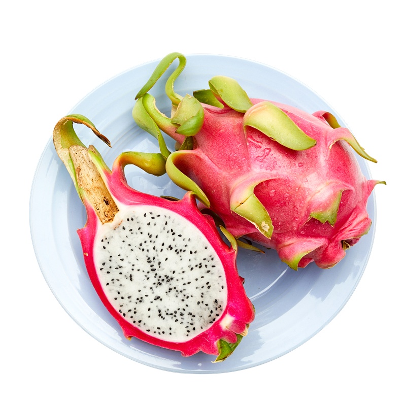 百果园公司 A级-进口银火龙果（中）5.6-6斤 进口火龙果热带水果