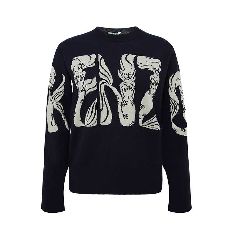 KENZO 高田贤三 2020新款 女士美人鱼图案卫衣高端女士卫衣/帽衫