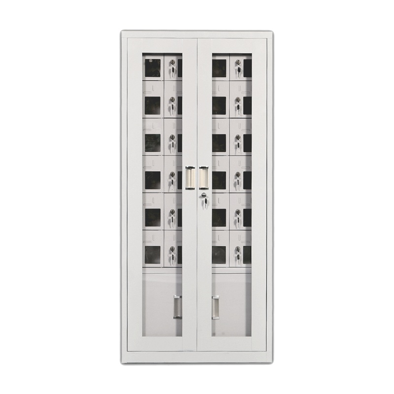 振奥 钢制手机充电柜存放柜 单位员工手机保管柜 24门手机存放柜带外门
