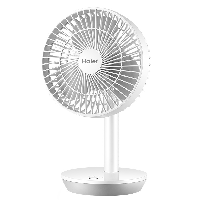 海尔(Haier)电风扇 4档调节 俯仰调节 迷你便携 4000毫安电池 usb充电风扇电扇台扇小风扇FTJ1501A