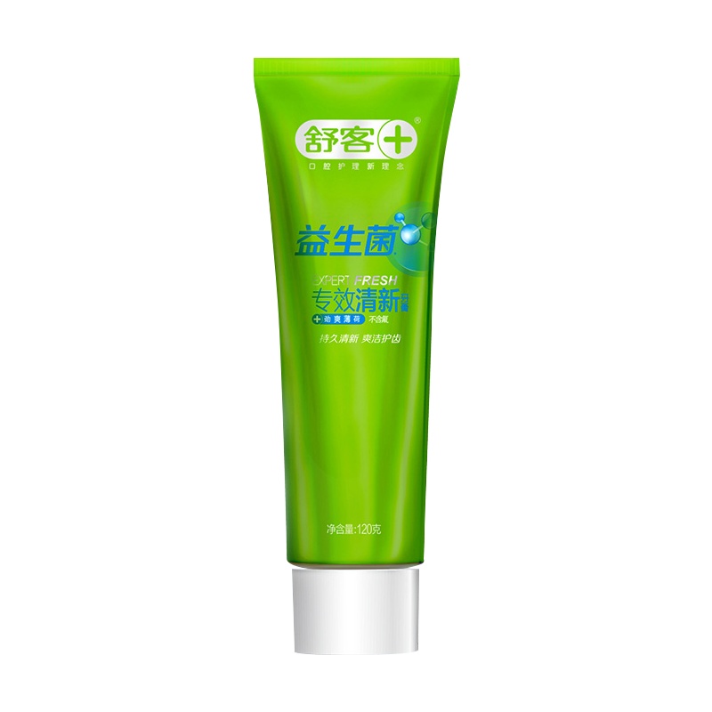 舒客专业清新牙膏(劲爽薄荷)120克