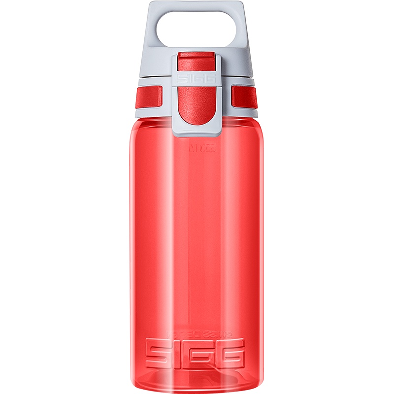 瑞士进口SIGG希格运动水杯子男女塑料水杯防漏便携式户外健身太空杯学生随手杯 红色500ml