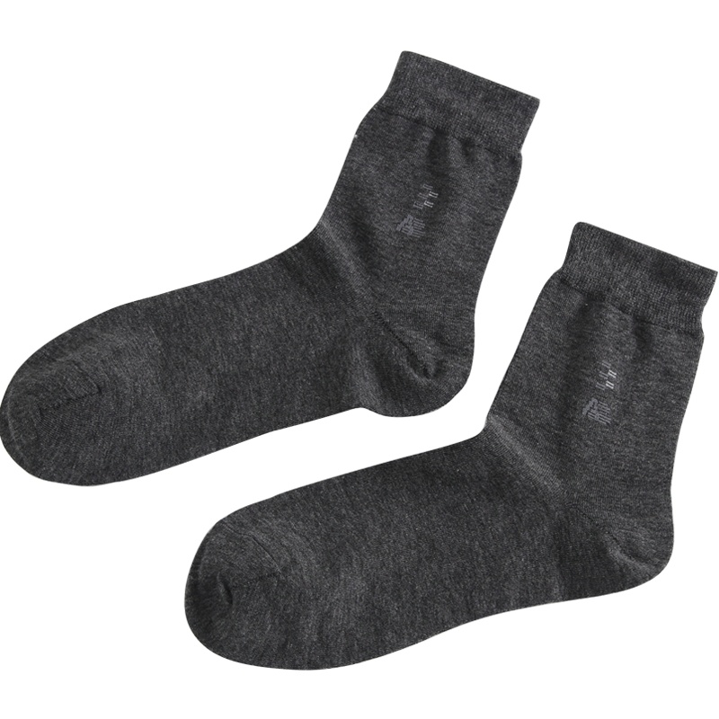 ab袜子[5双装]男中筒棉袜四季休闲吸汗透气运动袜